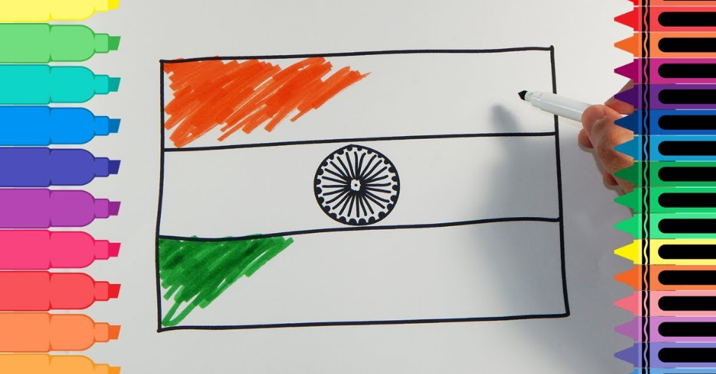 Republic day drawing🇮🇳🇮🇳/How to draw republic day🇮🇳🇮🇳 drawing/ republic  day 2024 easy drawing🇮🇳🇮🇳 - YouTube