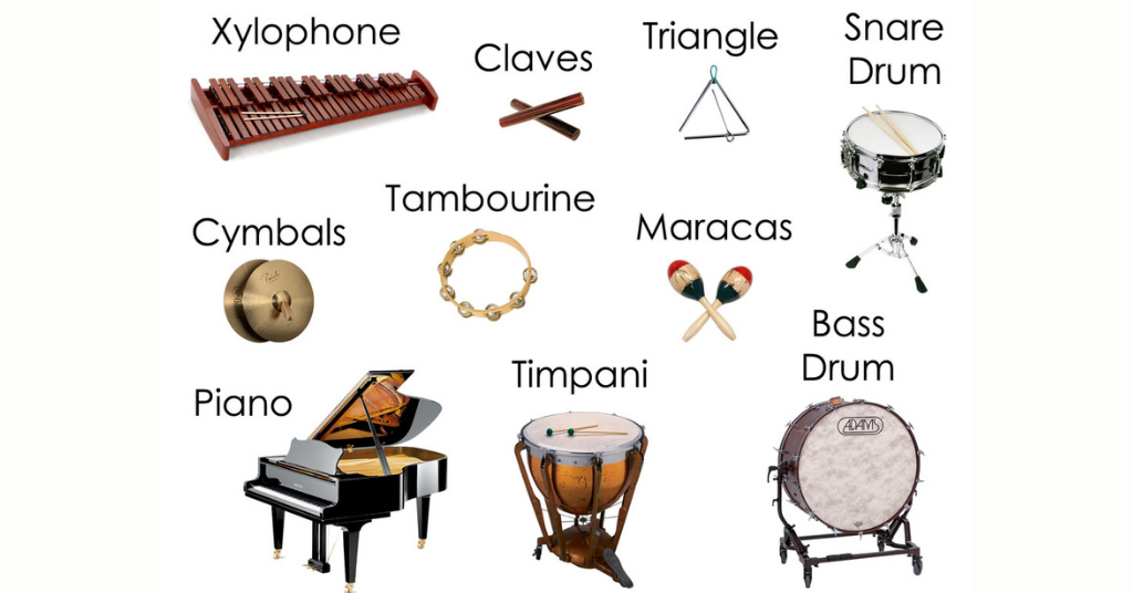 types of percussion musical instruments