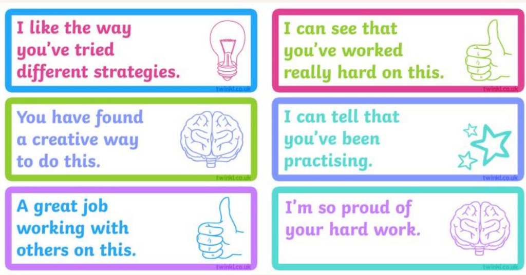 Feedback for Kids. Growth Mindset. Feedback Stickers. Stickers House Words to help child learn English.